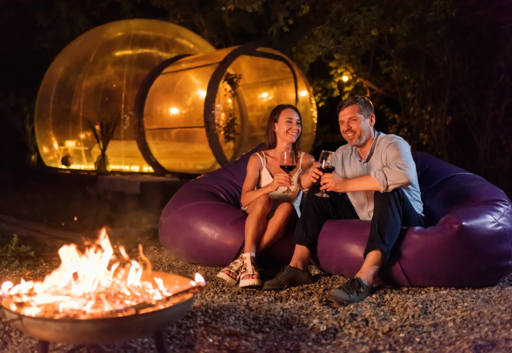 transparent igloo tent